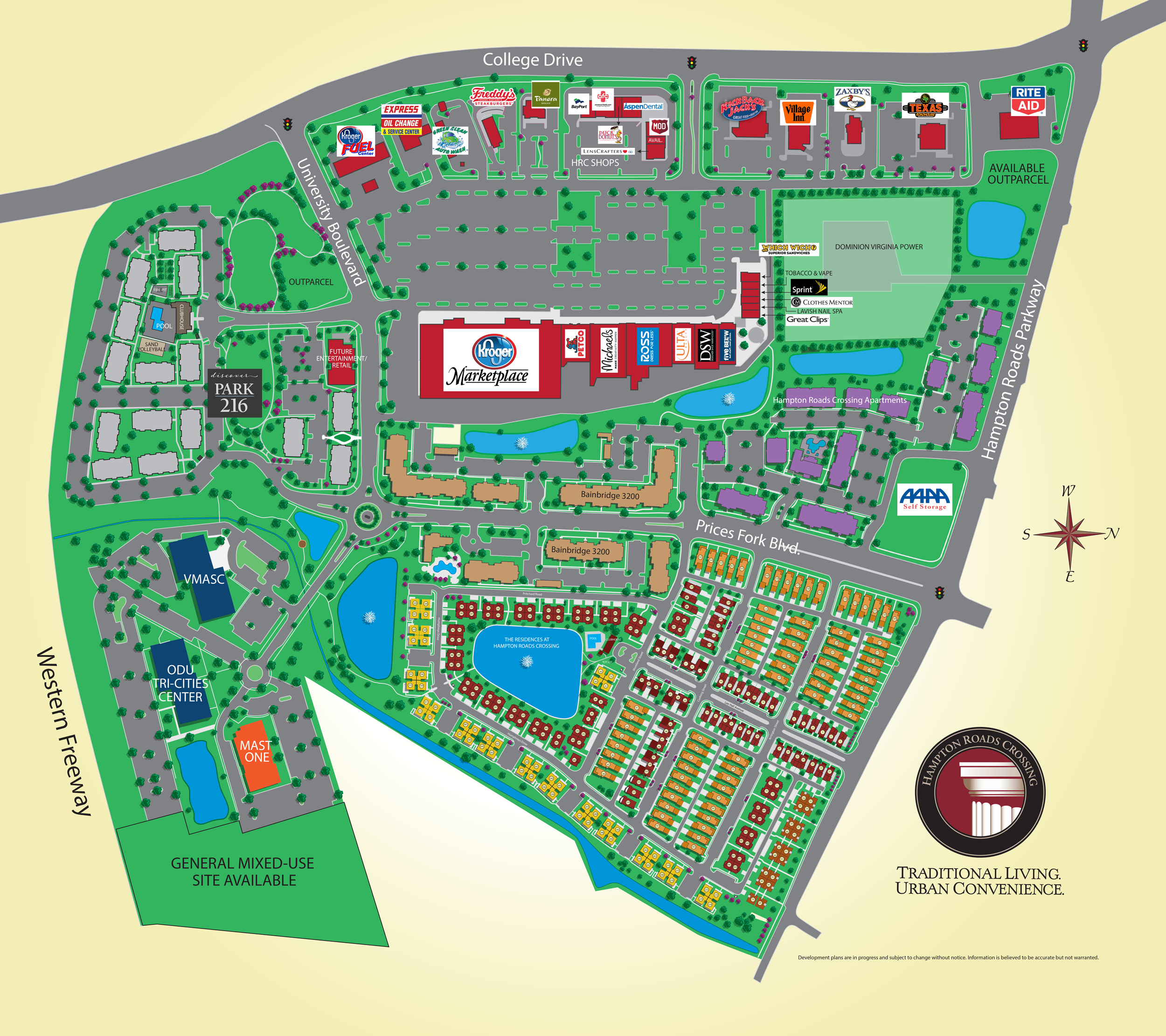 Hampton Roads Crossing Master Map